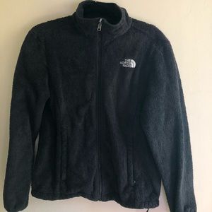 Fluffy north face sweater